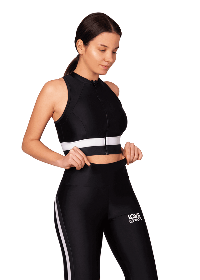 Sports Bra Top Black Mamba