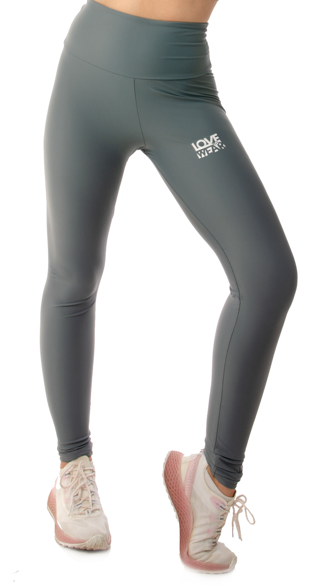 Woman Activewear Leggings | Silver Grey Moonstone Sports Leggings - lovetowear.eu