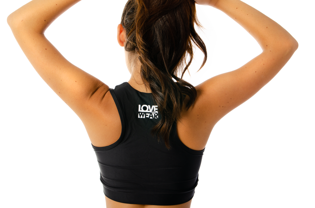 Woman Sports Bra | Black Onyx | Premium Activewear - lovetowear.eu