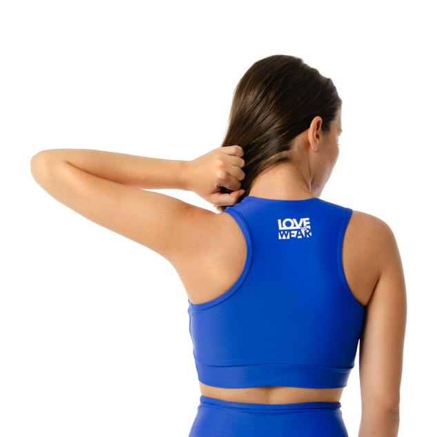 Woman Sports Bra | Blue Sapphire | Premium Activewear - lovetowear.eu